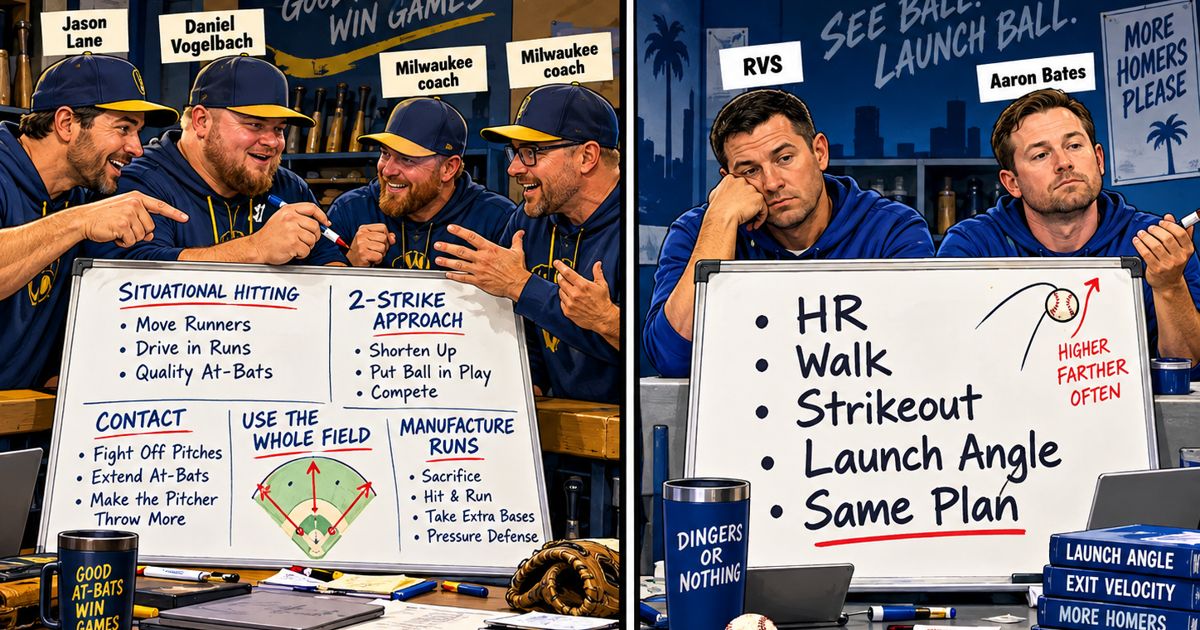 Dodgers vs Brewers – A Difference in Hitting Philosophy