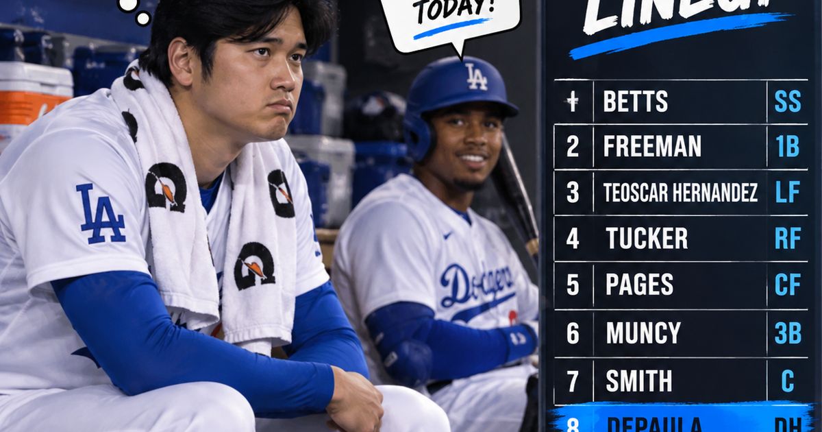 The case for sitting Shohei Ohtani in NLCS Game 3