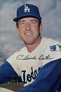 1971 Ticketron Claude Osteen
